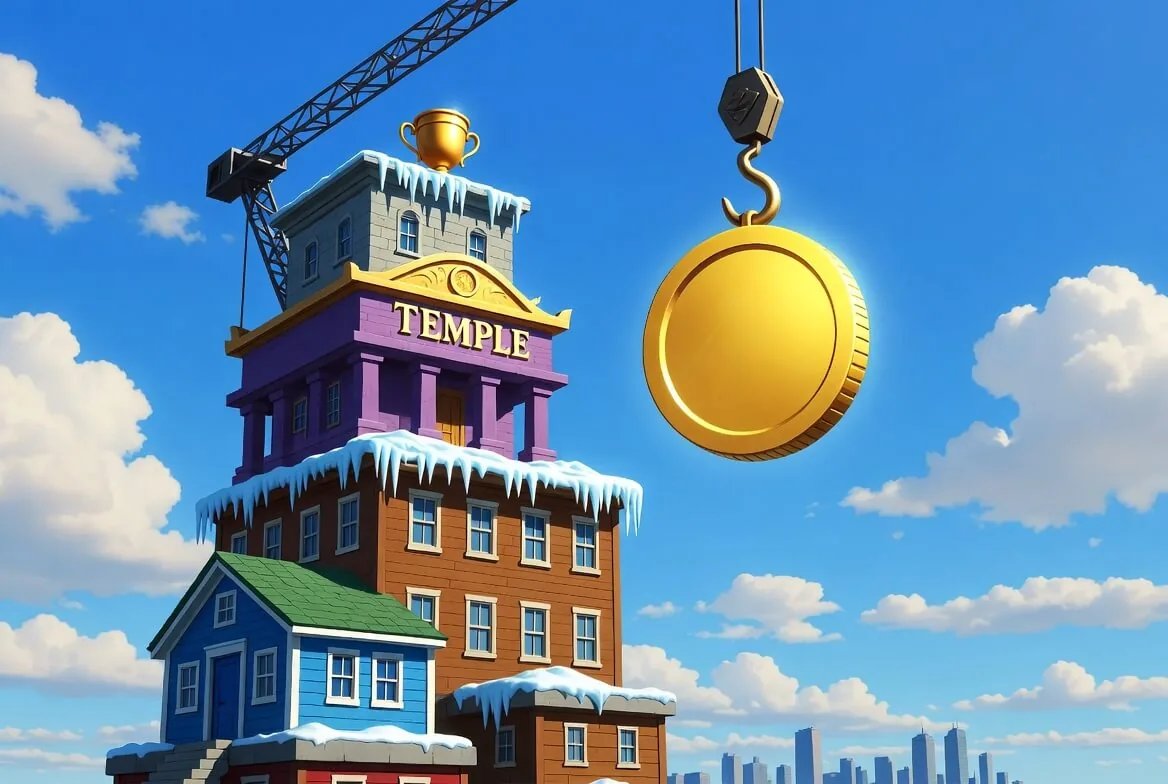 Tower Rush demo mode showing fun-play credits and a rising multiplier
