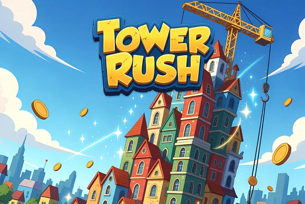 Tower Rush original game skyline used to tell the genuine title from clones